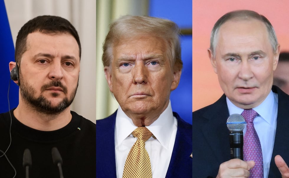 La intervención de Donald Trump será crucial para sentar a Vlodomir Zelenski y Vladimir Putin en una mesa de diálogo. (Fotos: AFP)