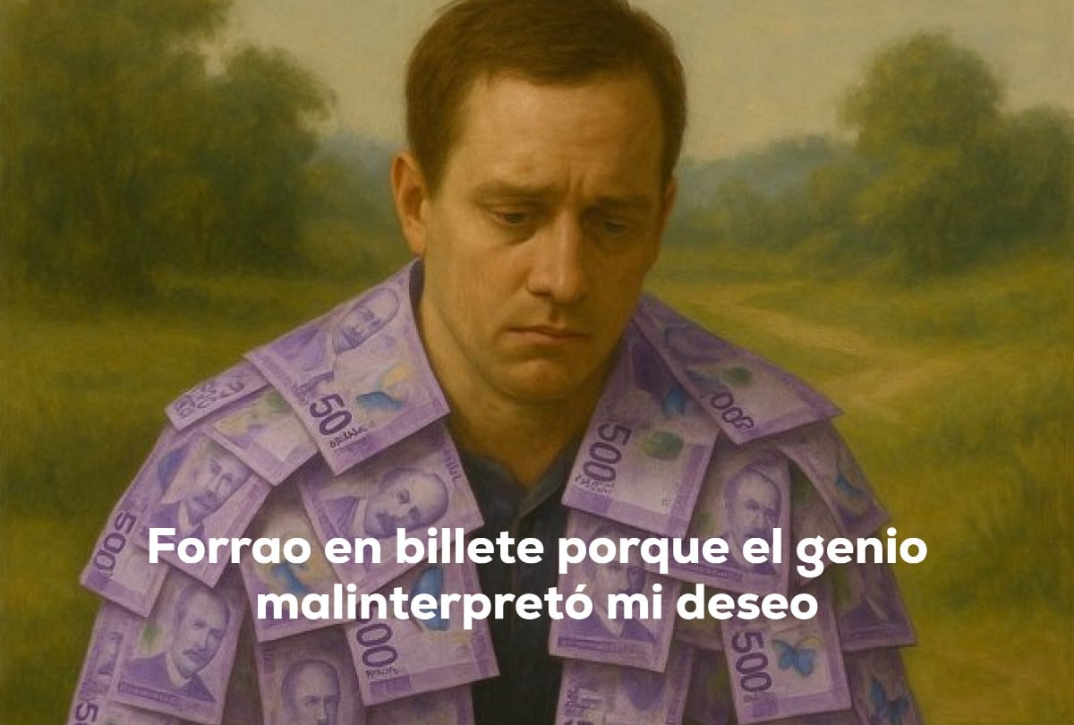 El meme de ‘El genio malinterpretó mi deseo’ se crea gracias a la inteligencia artificial. | Crédito: X @dragon_garage01