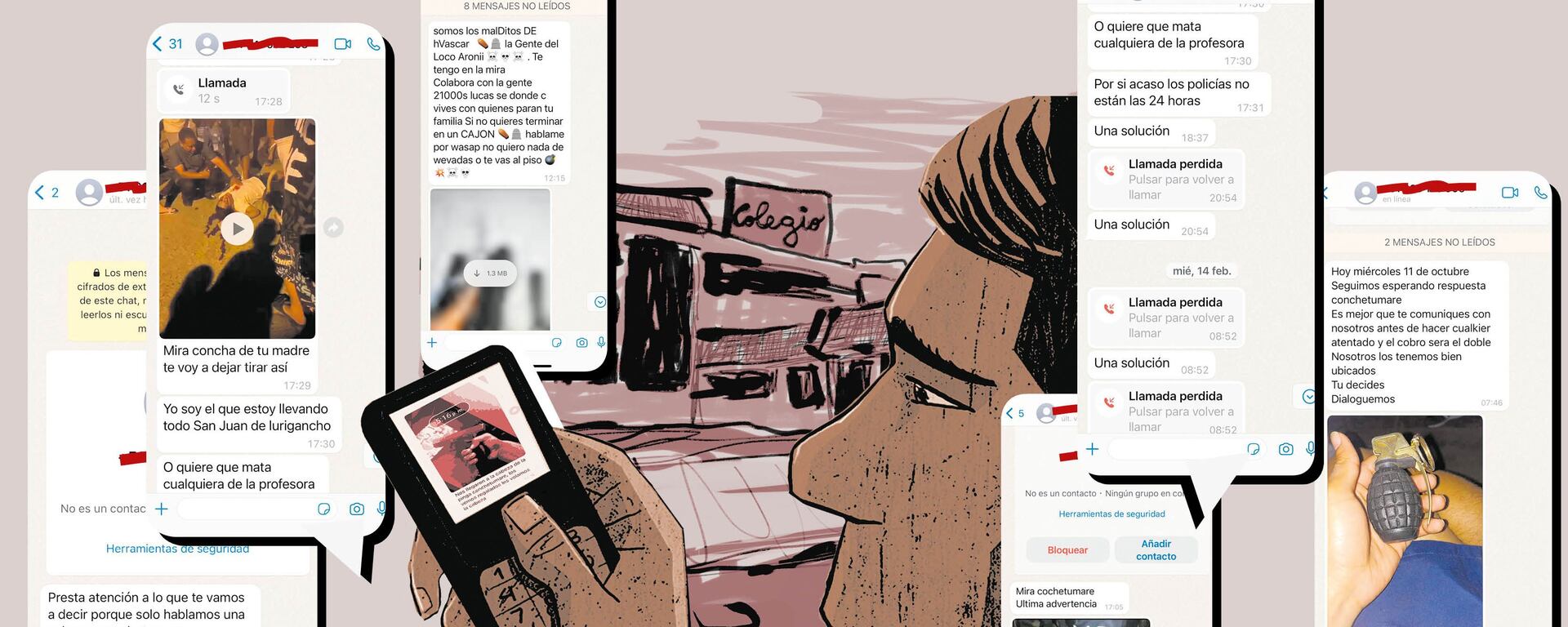 Situación crítica en el país: colegios pagan entre S/10 mil y S/20 mil a extorsionadores como cupo