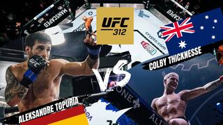 ¿Dónde ver la pelea Aleksandre Topuria vs. Colby Thicknesse por UFC 312 en España?