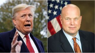 Trump niega que elección de Whitaker sea para bloquear investigación del Rusiagate