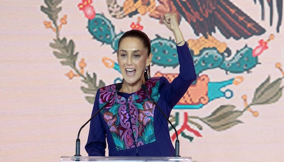 Claudia Sheinbaum ganó las elecciones presidenciales en México. (Photo by Gerardo Luna / AFP)