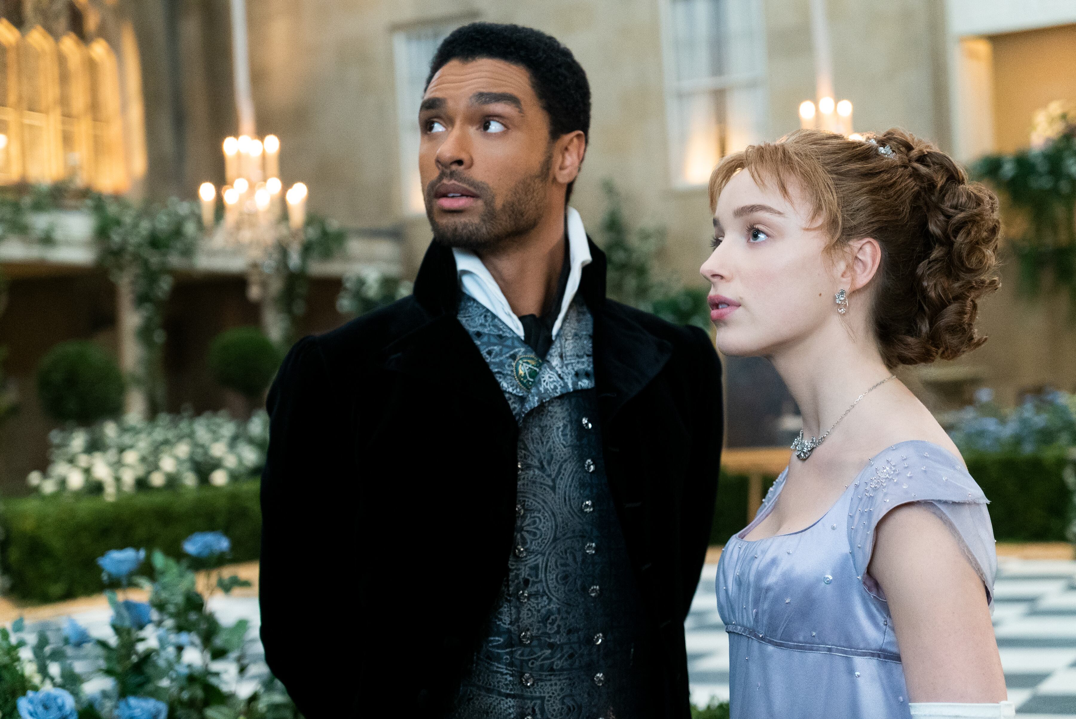 La serie producida por Shonda Rhimes y creado por Chris Van Dusen, se basa en las novelas románticas de Julia Quinn (Foto: Netflix)
