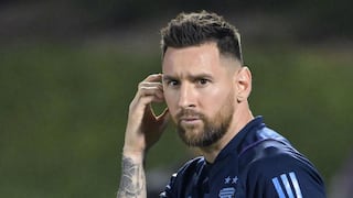 Lionel Messi en busca de su primer gol a Países Bajos con Argentina en el Mundial