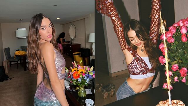 ¿Jeans sin cierre? Danna Paola pone de moda estos pantalones de los años 2000