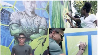 Raúl Ruidíaz fue homenajeado con impresionante mural en calle de Seattle | FOTOS