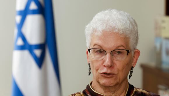 La embajadora de Israel en España, Rodica Radian-Gordon. EFE/ Javier Lizón