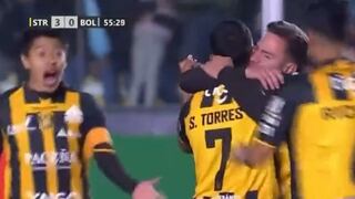 Saúl Torres puso el tercer gol The Strongest y Patricio Rodríguez anotó el descuento de Bolivar | VIDEO 