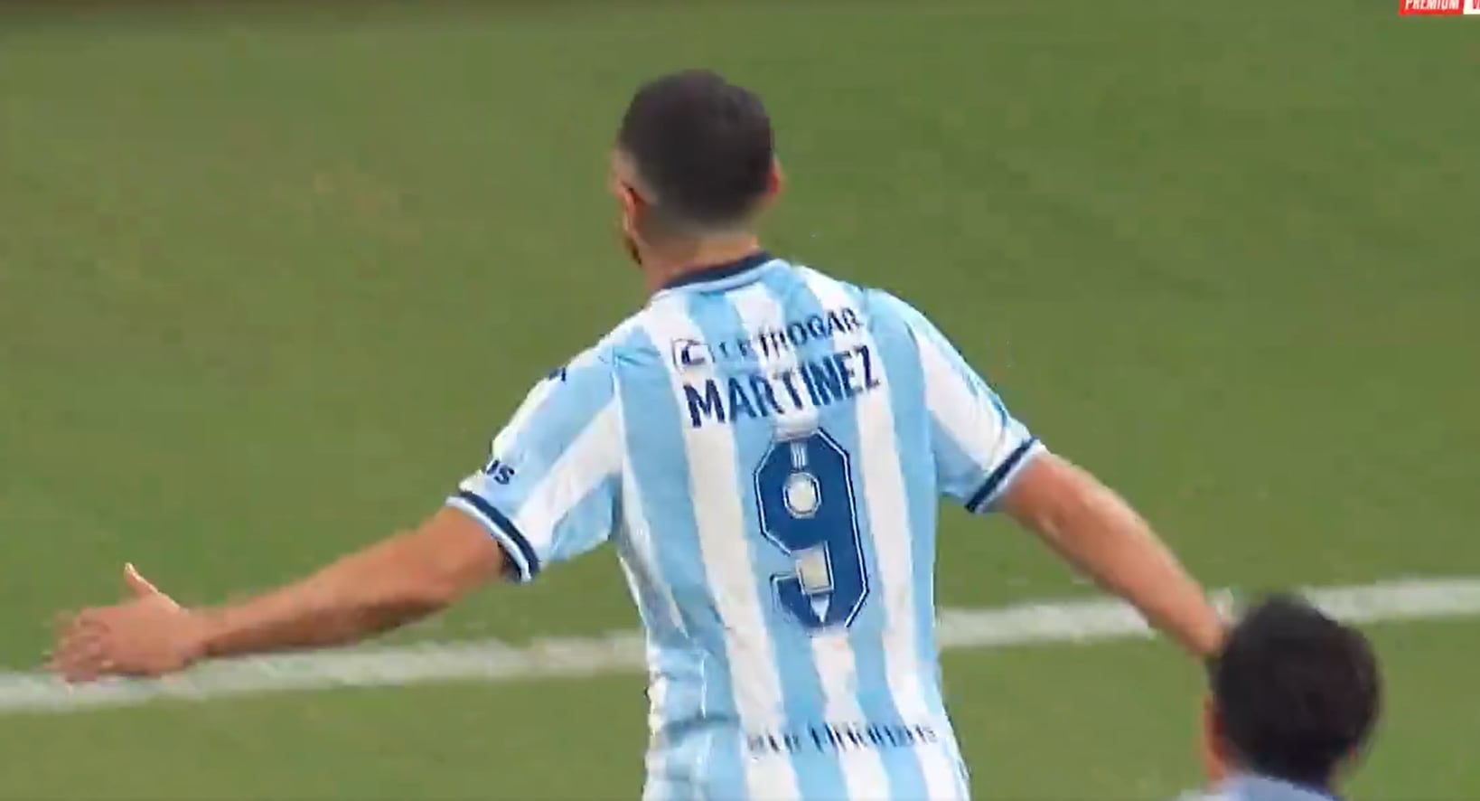 El delantero argentino marcó un auténtico golazo en los minutos finales del partido.