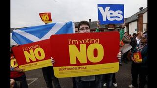 Referéndum en Escocia: El "Sí" cae a un día de la elección