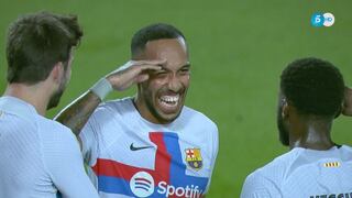 Espectacular golazo de Aubameyang: Barcelona iguala 1-1 con Manchester City | VIDEO
