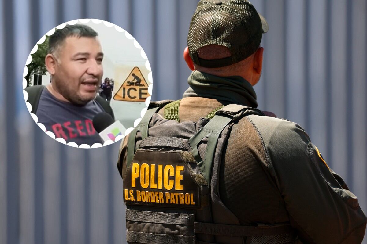 Julio César contó el pánico vivido durante la redada de agentes federales en almacén de Nueva Jersey. (Foto: Getty Images / captura @univisionnoticias YouTube)