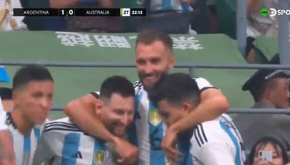 Gol de Pezzella hoy, Argentina vs Australia partido amistoso 2023 | VIDEO