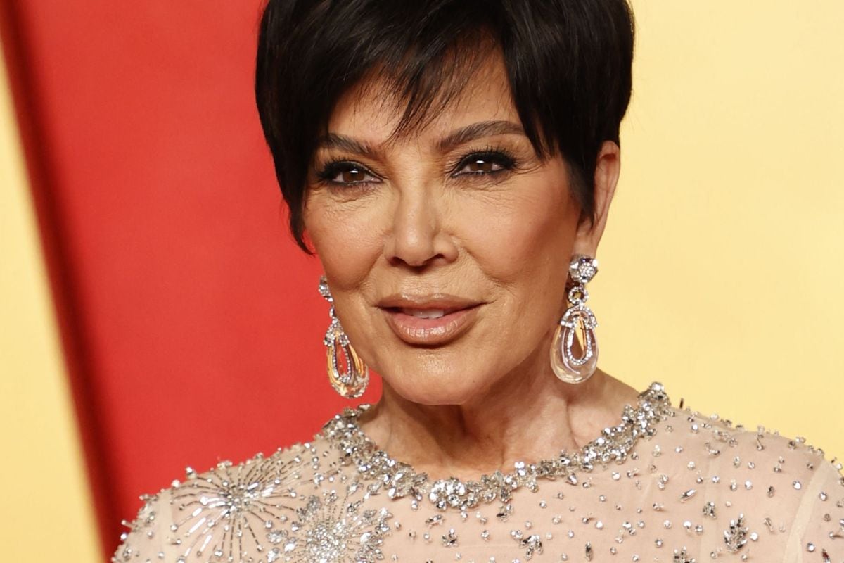 Kris Jenner comunicó por redes sociales la muerte de su hermana Karen Houghton. Aquí cuando asistió a la fiesta de los Óscar de Vanity Fair el 10 de marzo de 2024 (Foto: Michael Tran / AFP)