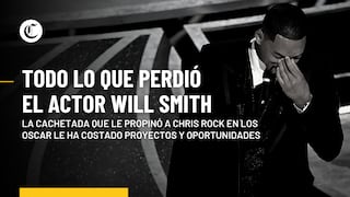 Todo lo que perdió Will Smith a raíz de la cachetada a Chris Rock