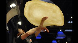 FOTOS: Las sorprendentes acrobacias que se vieron en el Mundial de Pizza