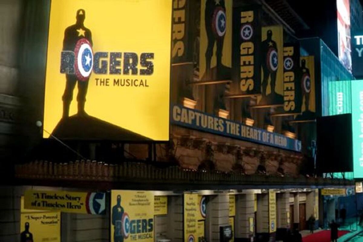 El poster del musical en "Hawkeye". (Foto: Marvel Studios/ Disney+)