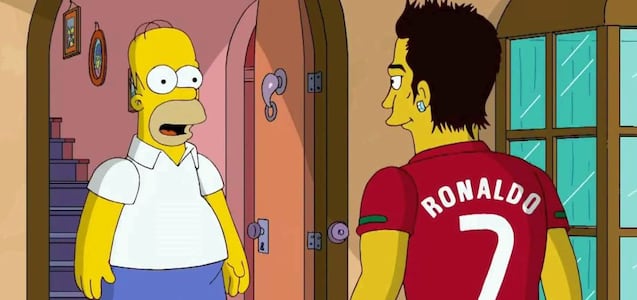 El día que Cristiano Ronaldo apareció en “Los Simpson”