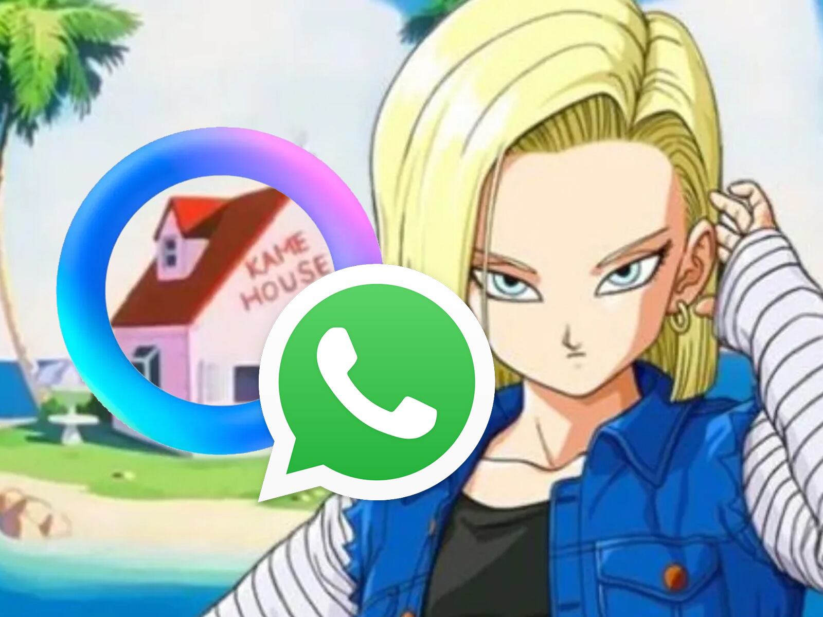 WHATSAPP | Así luce el Androide 18 en la vida real. (Foto: Toei Animation)