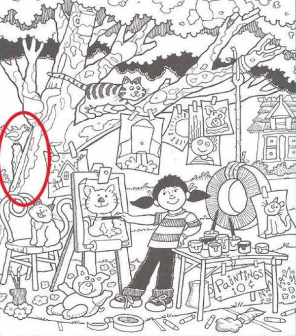 Entonces, ¿fuiste capaz de encontrar la aguja oculta en este caótico rompecabezas de buscar y encontrar?