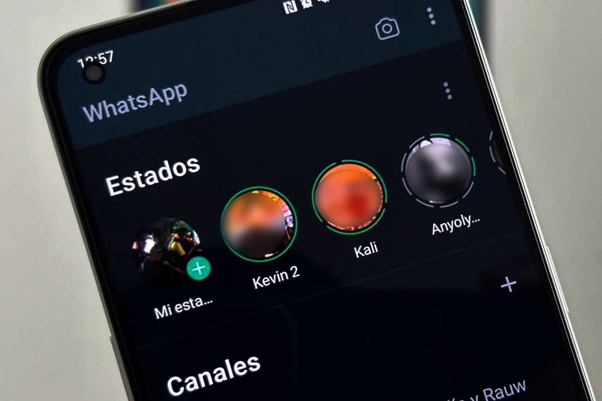 WHATSAPP | Los estados se encuentran dentro de la nueva pestaña de Novedades. (Foto: MAG - Rommel Yupanqui)