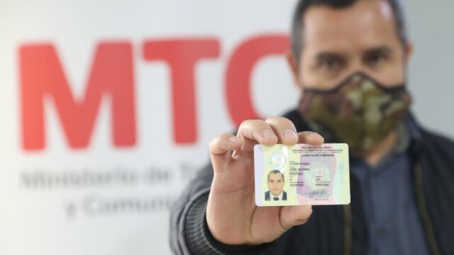Lo que se sabe de la licencia de conducir y su inscripción en el MTC este, 26 de agosto