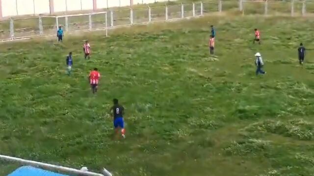 La desastrosa cancha de fútbol donde este año se jugará la Copa Perú y se hizo viral | VIDEO