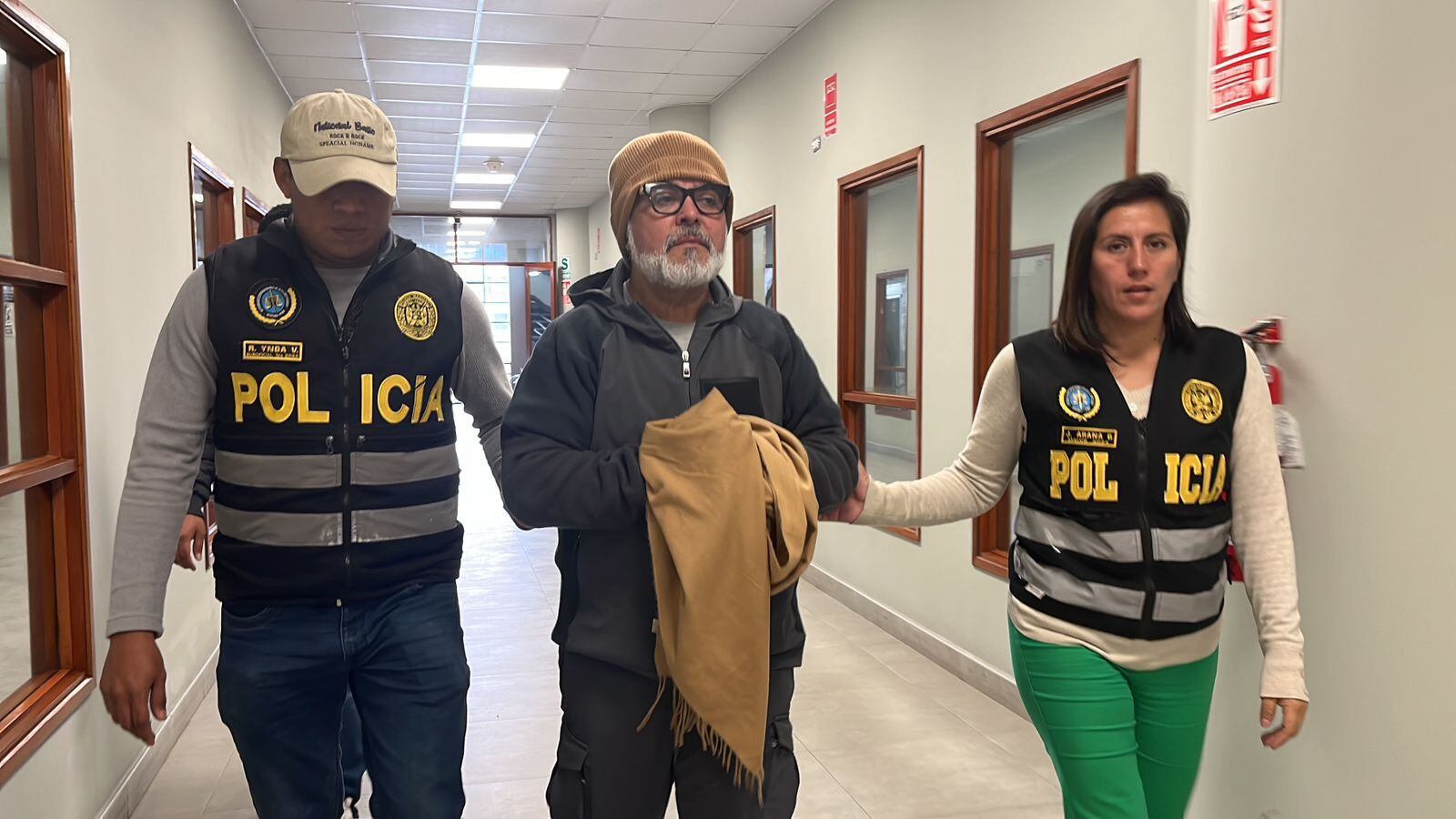 Andrés Hurtado llegando a la sede de la Fiscalía. Foto: Ministerio Público.