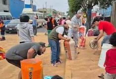 Callao: tráiler cargado con trigo volcó en óvalo Garibaldi y vecinos saquearon carga