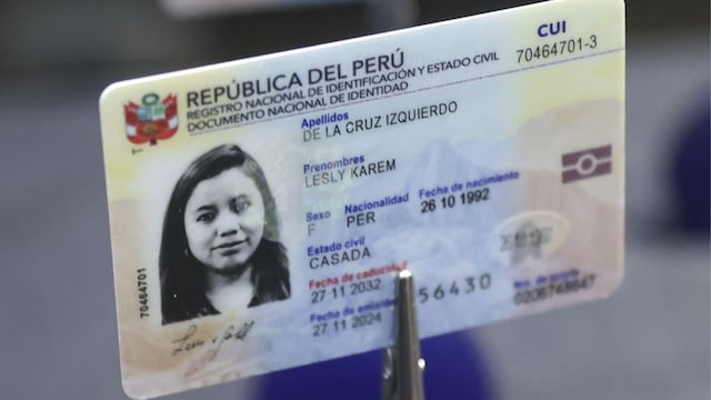 El principal beneficio que tiene el chip del nuevo DNI electrónico 3.0: cuenta ahora con 64 elementos de seguridad | Foto: Andina