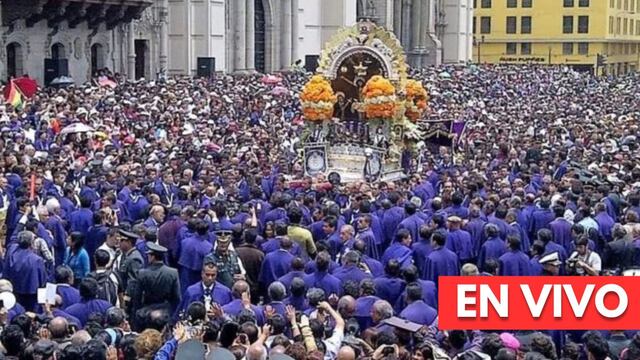 Procesión del Señor de los Milagros 2023: así fue el primer recorrido del ‘Cristo Moreno’ en Lima