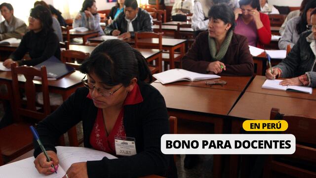 Lo último del bono 220 para docentes y auxiliares en Perú