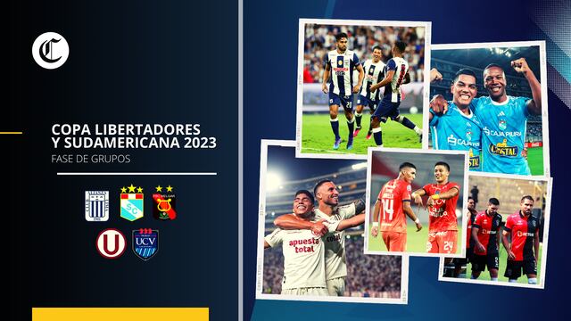 Alianza Lima, Universitario y Sporting Cristal: los grupos de los equipos peruanos en la Copa Sudamericana y Libertadores 2023