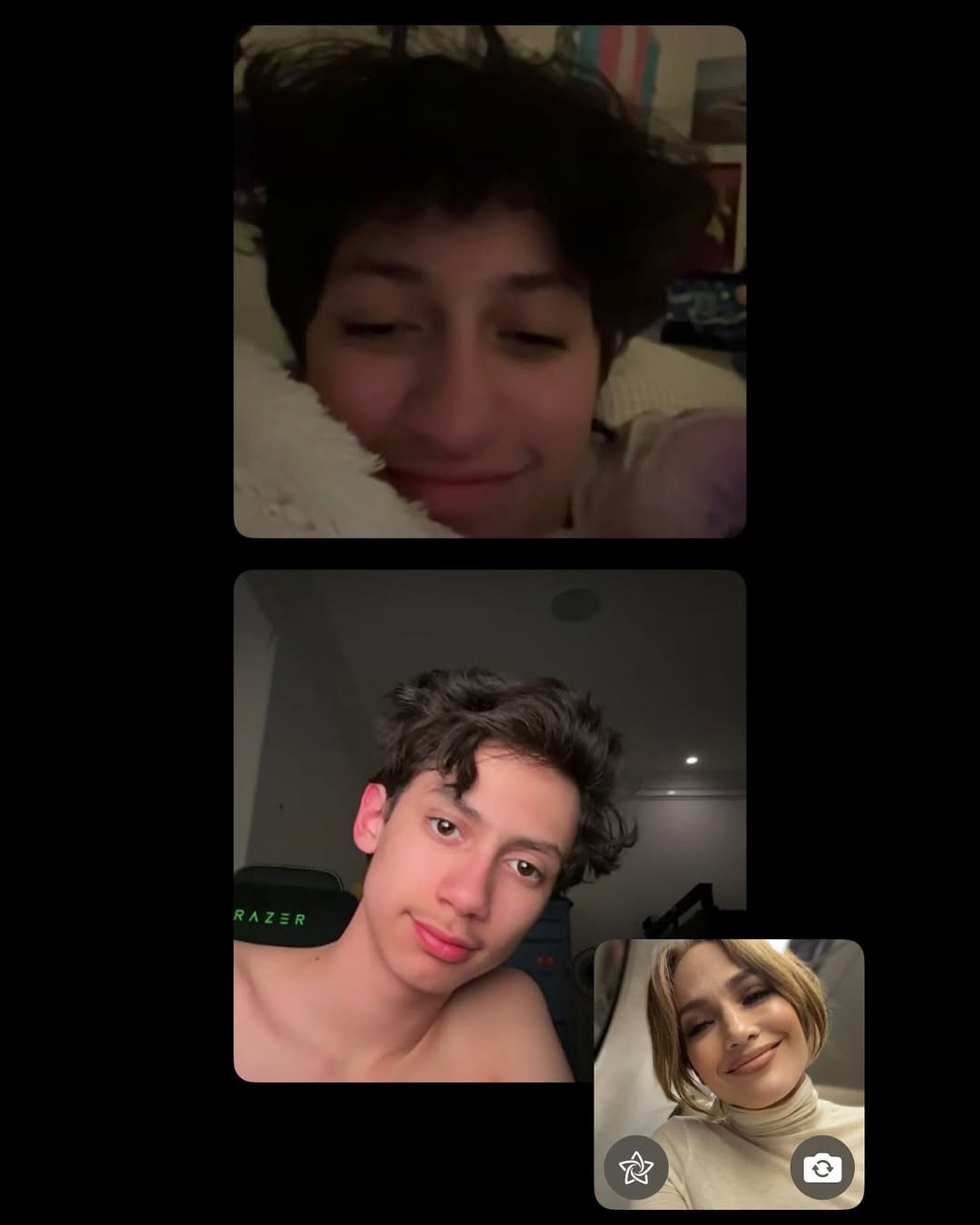 Jennifer Lopez dejó en claro que celebra la Pascua. Aquí junto a un recipiente con diseño de conejo, animal que trae los huevos de Pascua en esta festividad. (Foto: @jlo / Instagram)