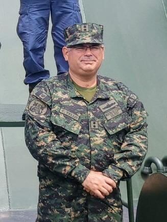 El contralmirante AP César Tello, jefe del Distrito de Capitanías 5, que abarca las regiones de Loreto, San Martín y Amazonas.