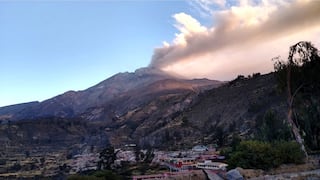 Volcán Ubinas: primera explosión, caída de cenizas y zonas afectadas