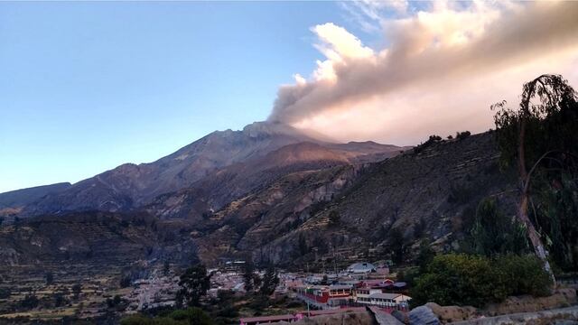 Volcán Ubinas: primera explosión, caída de cenizas y zonas afectadas