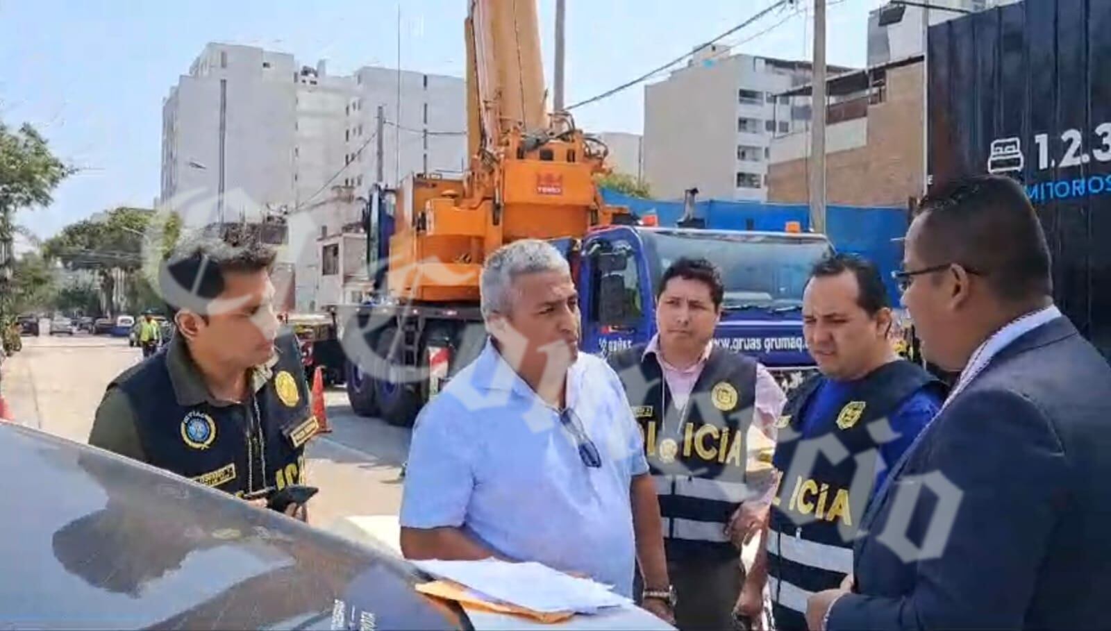 Detención del exviceministro de Orden Interno, Martín Gonzáles.