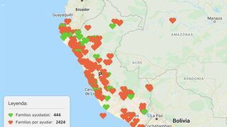 Los peruanos que crearon un mapa interactivo de solidaridad para ayudar a otros durante la pandemia