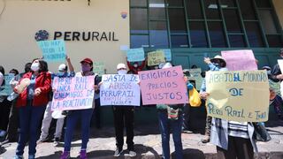 Cusco: plantón y movilizaciones contra tarifas de PeruRail e Inca Rail