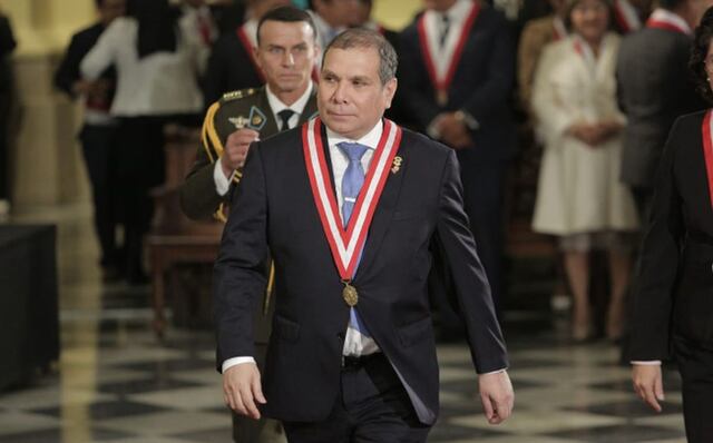 Javier Arévalo, presidente del Poder Judicial, participó en la Misa y Te Deum por Fiestas Patrias 2023 | Foto: Anthony Niño de Guzmán / @photo.gec