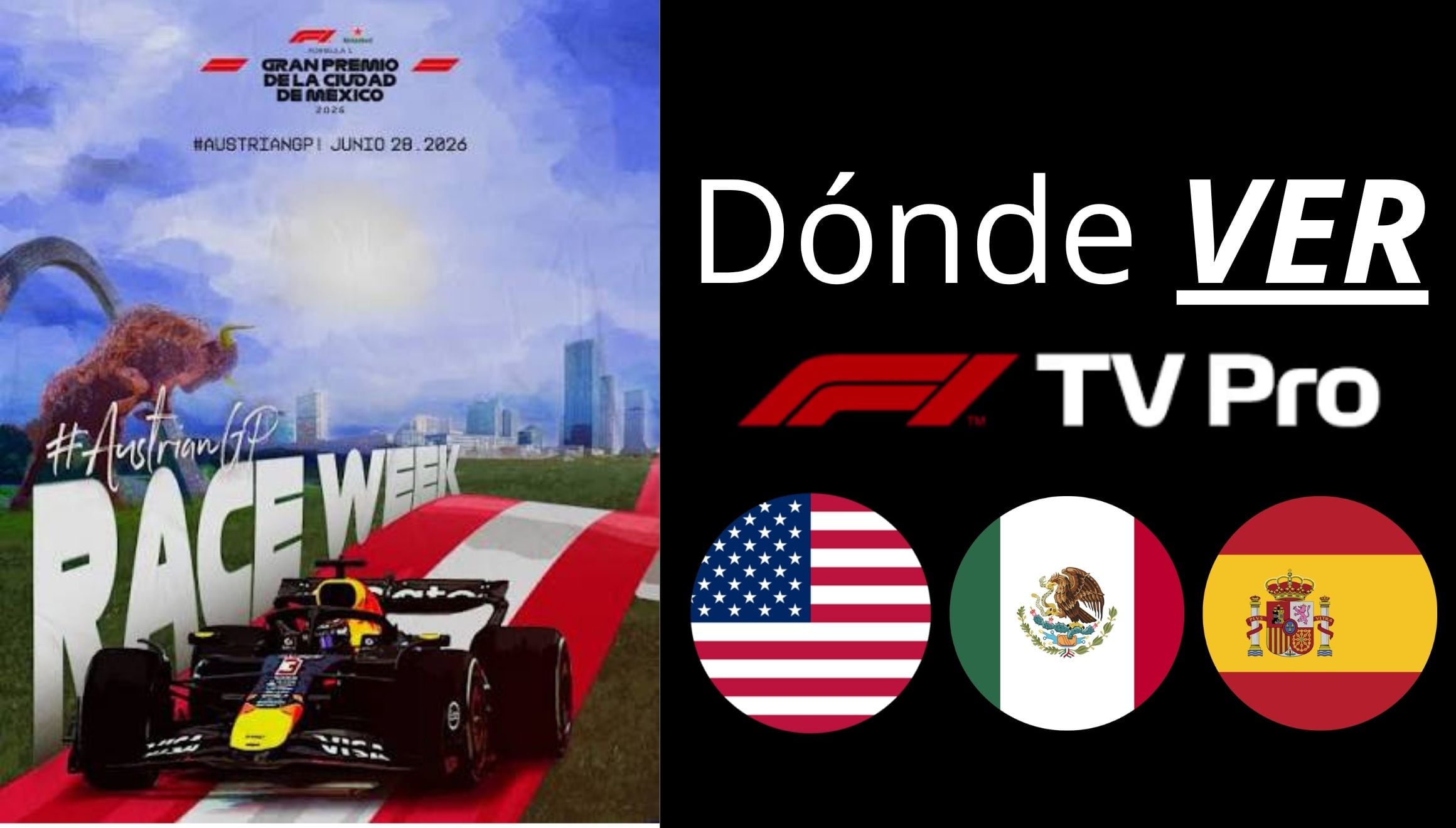 F1 TV EN VIVO GRATIS - dónde ver carrera GP de Austria 2026 EN DIRECTO por Streaming y Online