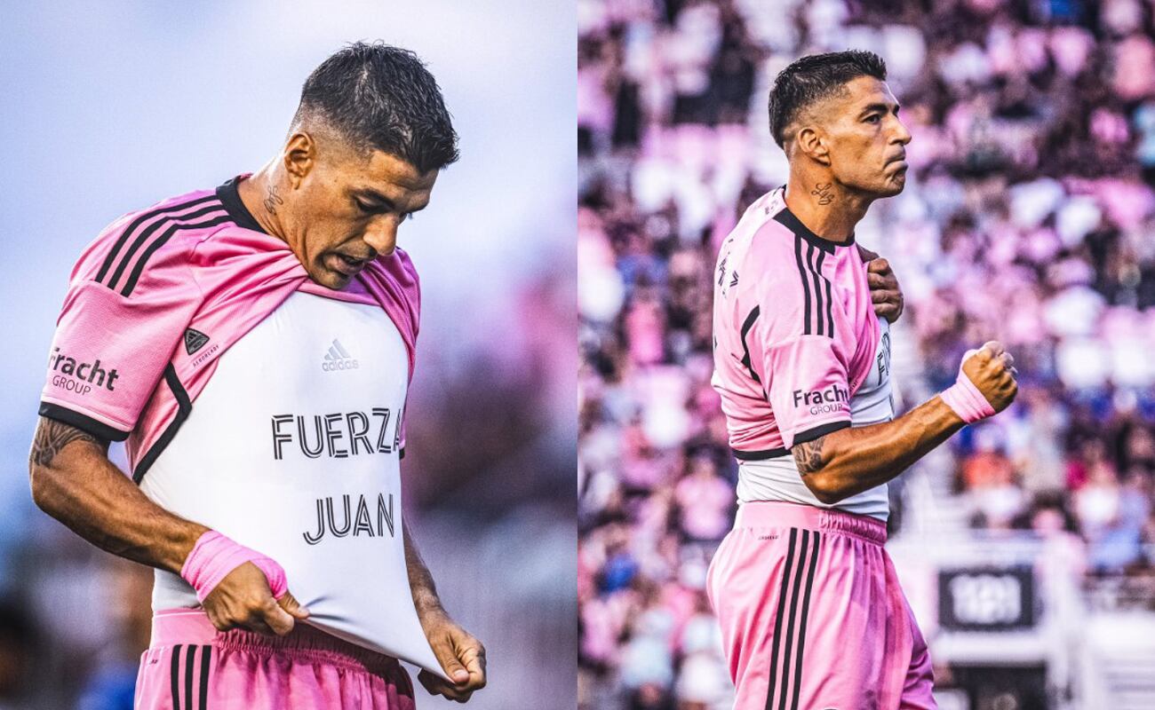El futbolista uruguayo se despidió de su compatriota y colega con una conmovedora dedicatoria tras anotar el gol más rápido en la historia de Inter Miami. Foto: Luis Suárez