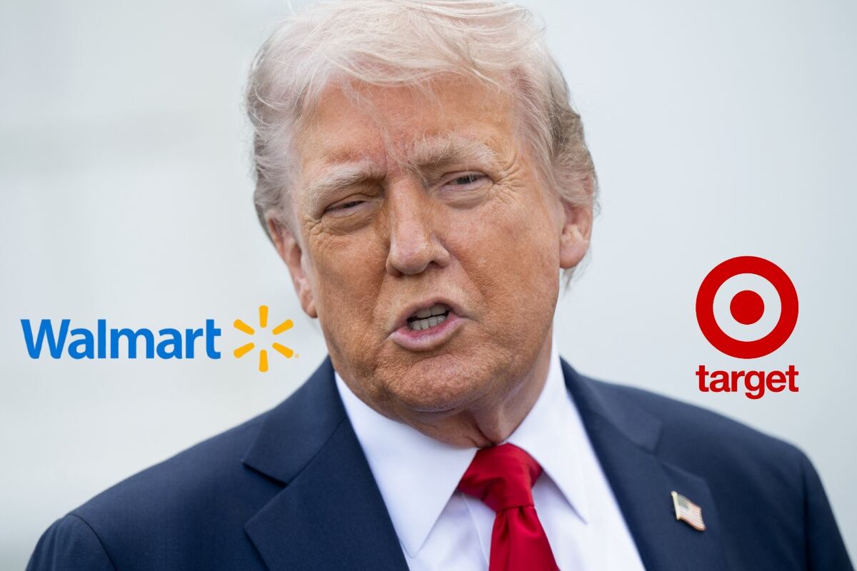 Donald Trump hablando con la prensa a las afueras de la Casa Blanca. (Foto: AFP)