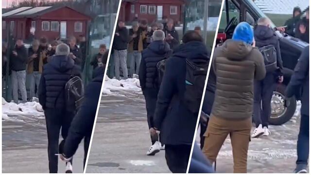 José Mourinho fue agredido con bolas de nieve por un grupo de hinchas en Noruega | VIDEO