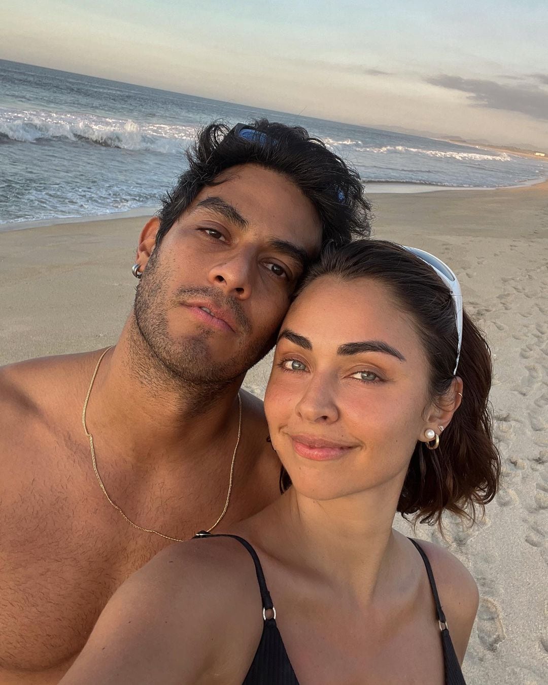 Carmen al lado de su novio, el actor Hugo Catalán (Foto: Claudia Martín / Instagram)