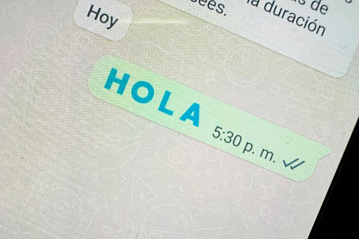 De esta forma podrás obtener las letras azules en WhatsApp de manera simple. (Foto: MAG - Rommel Yupanqui)