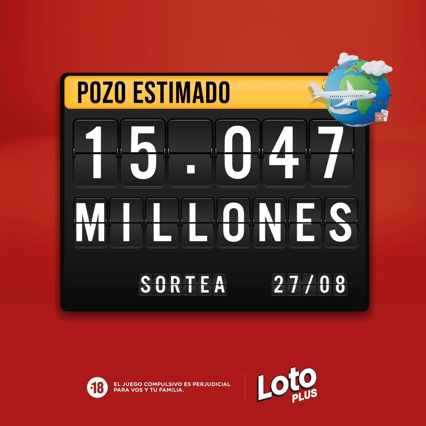 Conoce el pozo estimado de Loto Plus.