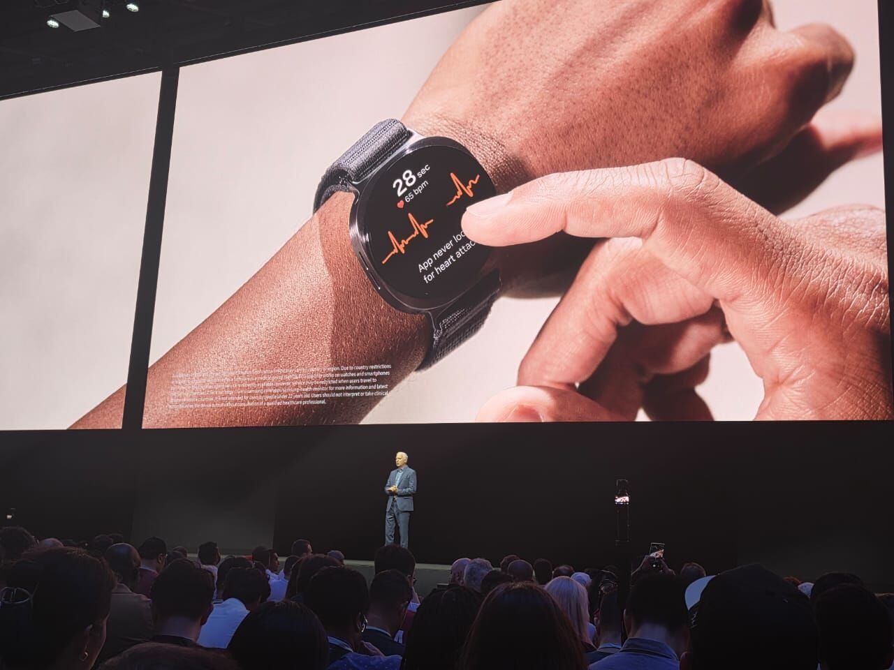 Las capacidades del Galaxy Watch 8 de medir tus signos vitales.