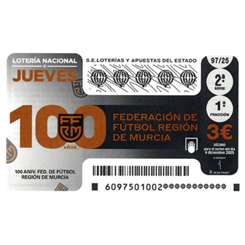 Este es el billete de la Lotería Nacional que jugará esta noche de jueves.